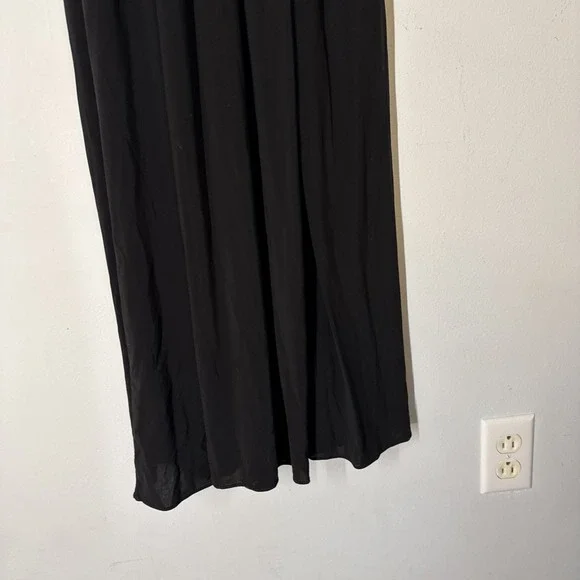 Vintage 90s Chic Whimisigoth bcbg black halter dress long gown womens size small - Picture 5 of 9